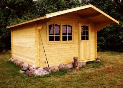 Gartenhaus mit Isolierverglasung SEVILLA 70mm 380x380cm