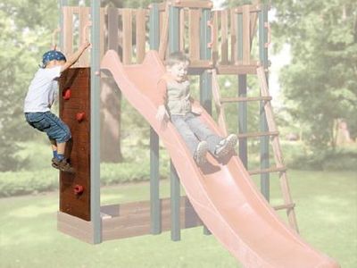 100 x 150cm Kletterwand mit 5 Steinen