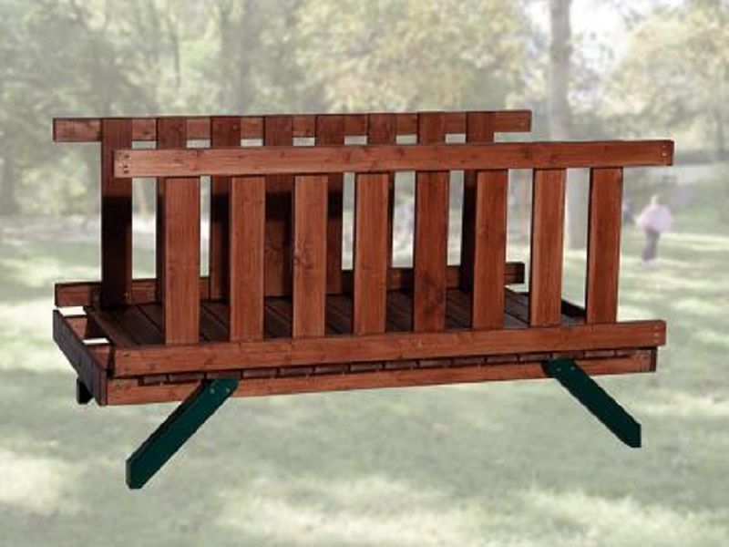 160 x 100cm Verbindungsbrücke für Spieltürme Typ 816