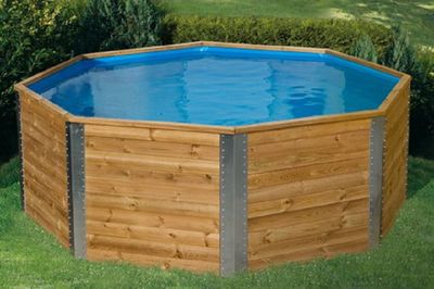 376 x 376cm  Massivholzpool 593 A