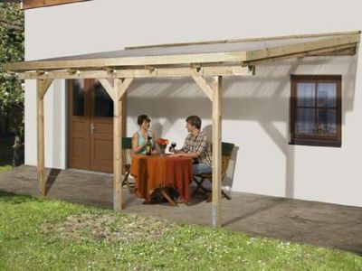 347 x 231cm  Terrassenüberdachung 671 Gr.2