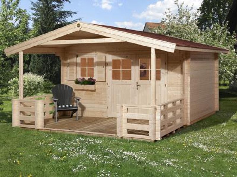 380 x 580cm  Gartenhaus 136 B Gr.2, 45 mm