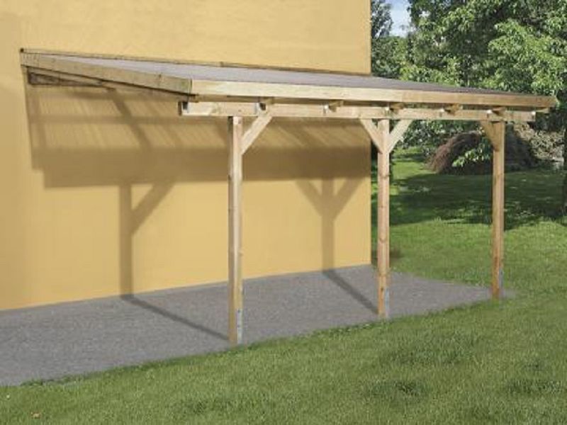427 x 279cm  Terrassenüberdachung/Anlehncarport 671 Gr.2
