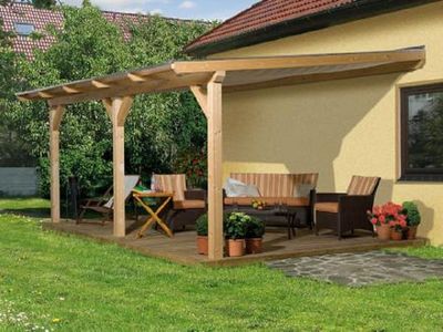 337 x 322cm  Terrassenüberdachung 672 Gr.3