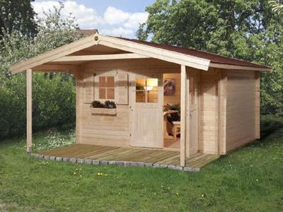 380 x 580cm  Gartenhaus 111 A Gr.3, 28 mm