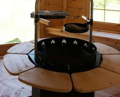 Grillanlage mit Schornstein Polar