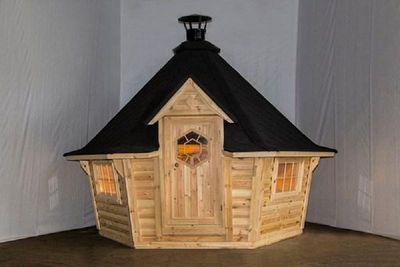 konische Grillkota 7m²
