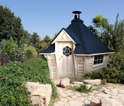 konische Grillkota 7m²