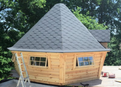 konische Grillkota 16.5m²