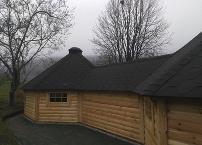 Grillkota Doppelkota 9.2 m² + 9.2 m²