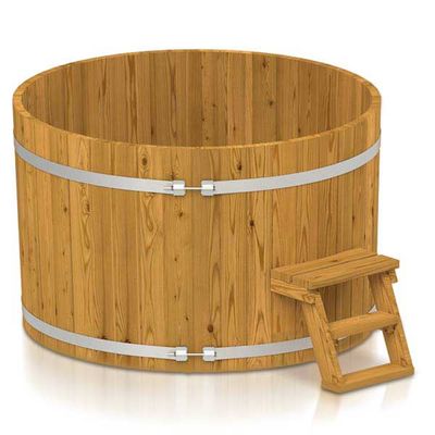 160cm Fichte Badefass Badezuber Badebottich ohne Ofen