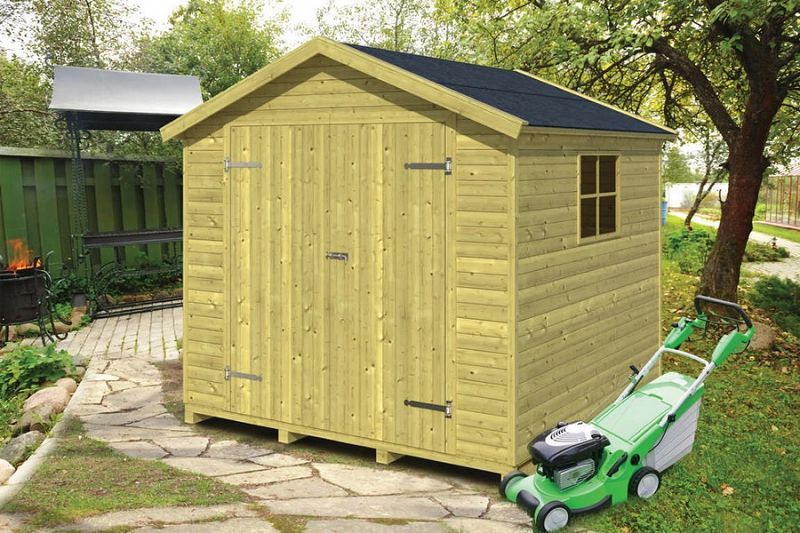 Gerätehaus imprägniert Gartenhaus Hugo 225cm x 225cm
