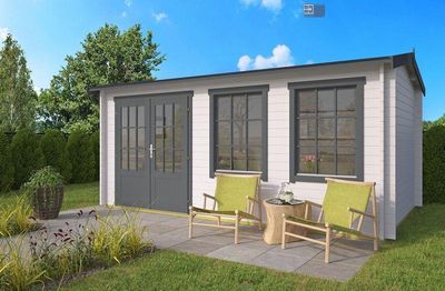 Gartenhaus Hazel in 40mm Wandstärke 500 x 250 cm