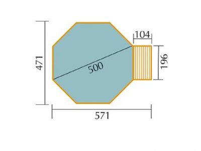 471 x 571cm  Massivholzpool 593 B Gr.2, Sparset