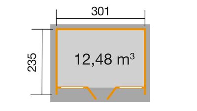 weka Designhaus 263 Gr.2, anthrazit