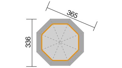 Weka  8-Eck Pavillon 234 B