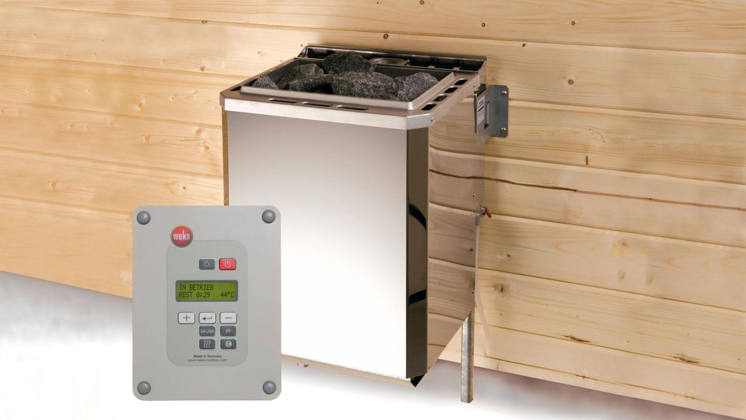 Saunaofenset  7,5 KW BioS mit Ofenanschlusskabel