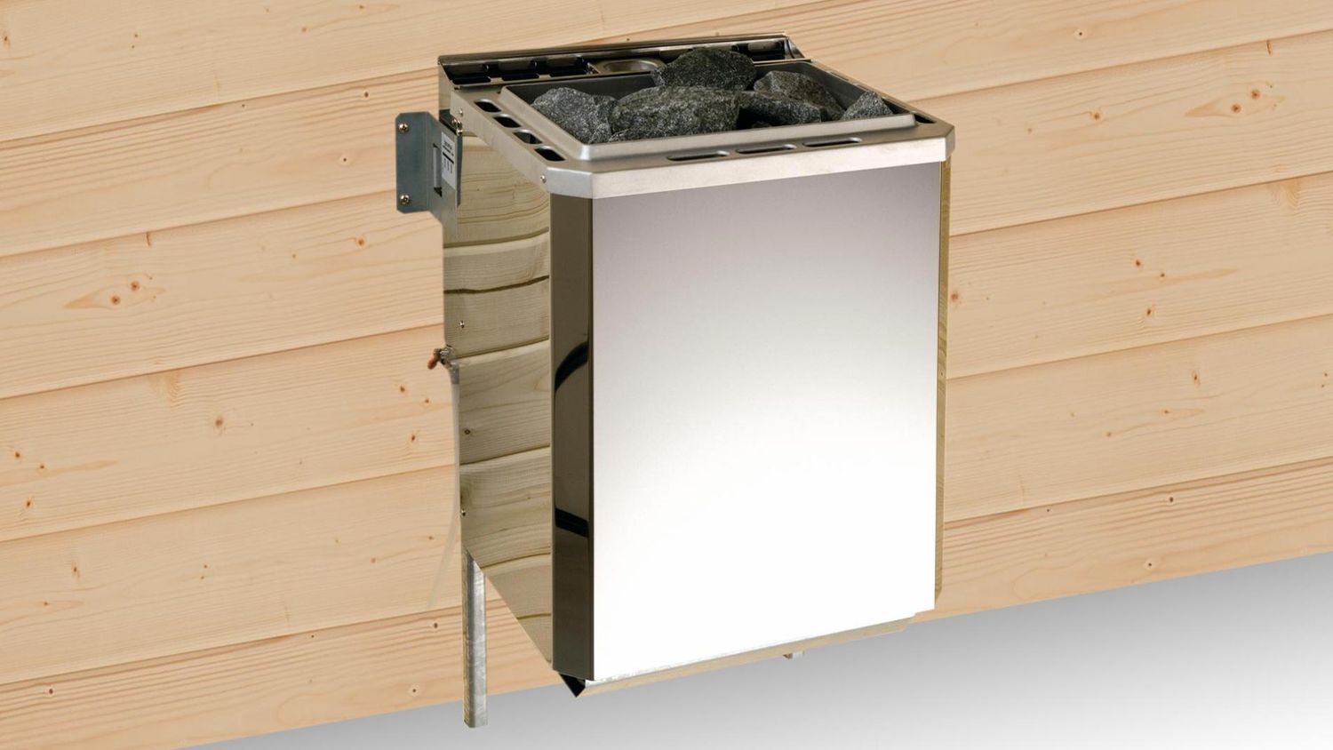 Saunaofenset 8 - 9,0 KW BioS mit Ofenanschlusskabel