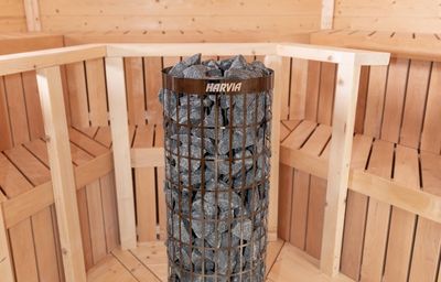 Saunakota 9,2m² als 1 Raum