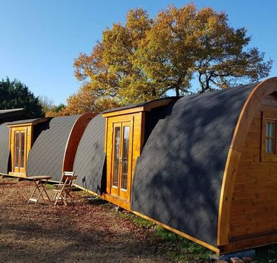 Campingpod 3 de Luxe isoliert 660 cm x 240 cm