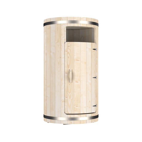 Wooden garden shower for garden and terrace in Switzerland