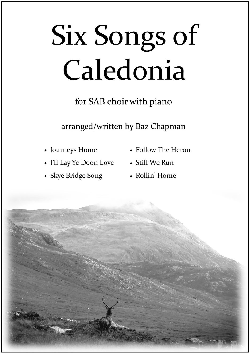 [Scottish Collection] Six Songs of Caledonia - 10 piano vocal scores