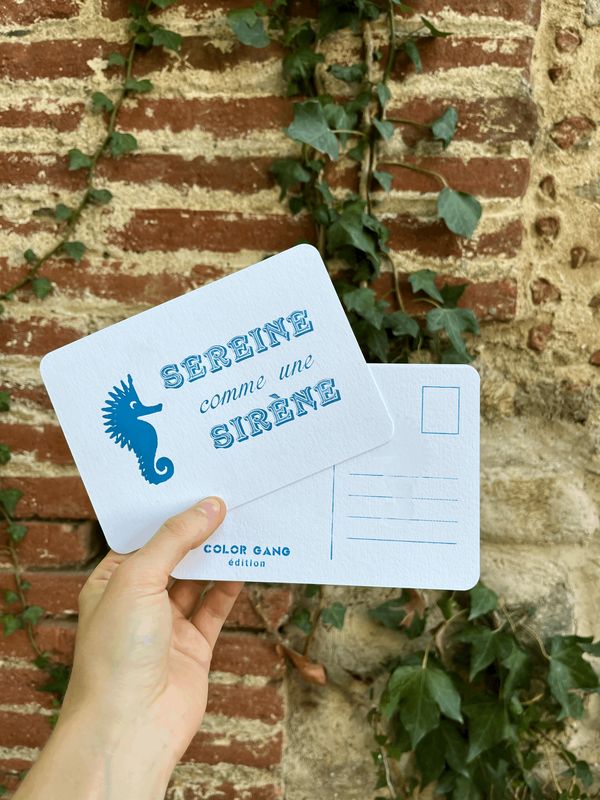Carte typo "Sirène"