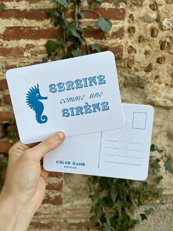 Carte typo "Sirène"