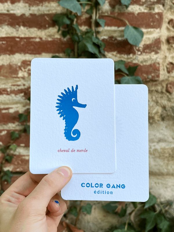 Carte typo "Cheval"