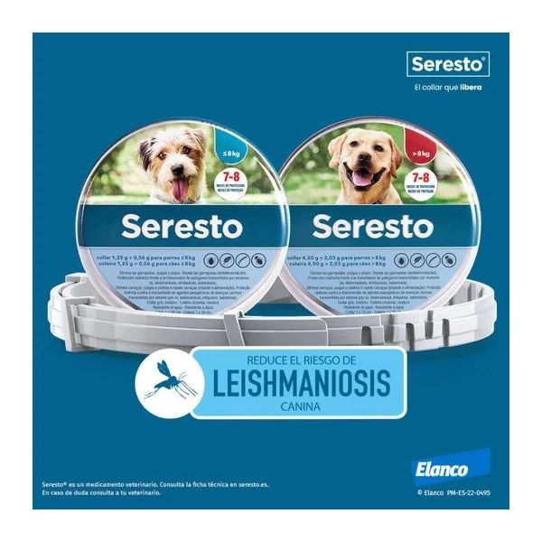 Collar Seresto anti parásitos
