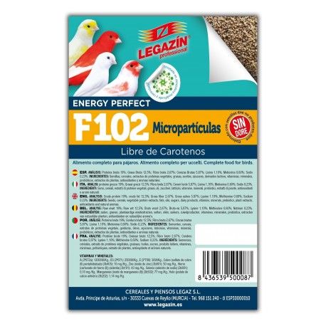 Pienso Canarios LEGAZIN MICROPARTICULAS 4kg