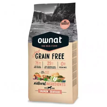 OWNAT GRAIN FREE JUST SALMON Y MARISCO