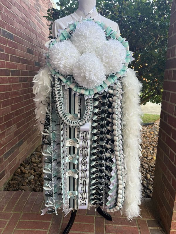 Pre-Made Elite Mum - Tiffany Blue/Black/Silve/White
