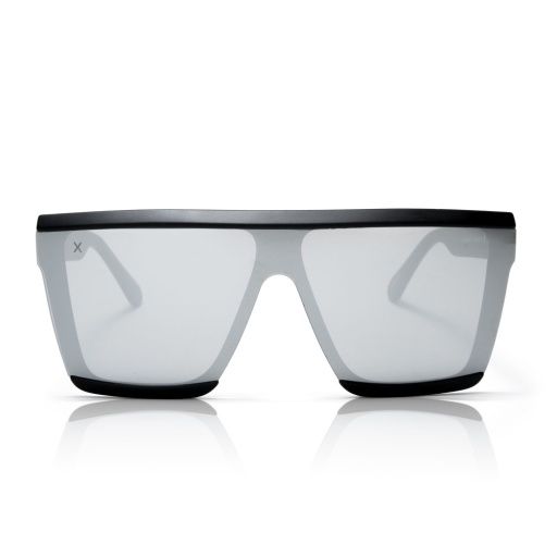 Unlocked matte black grey mirror lens polarized, Color: grey mirror, Size: 148-145