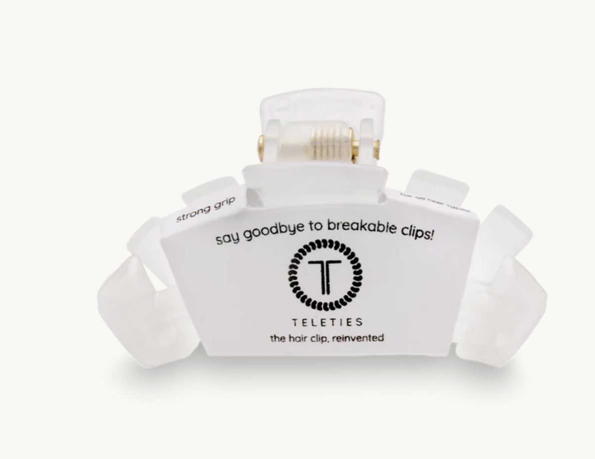 Hair Clip- Tiny , Color: Coconut White