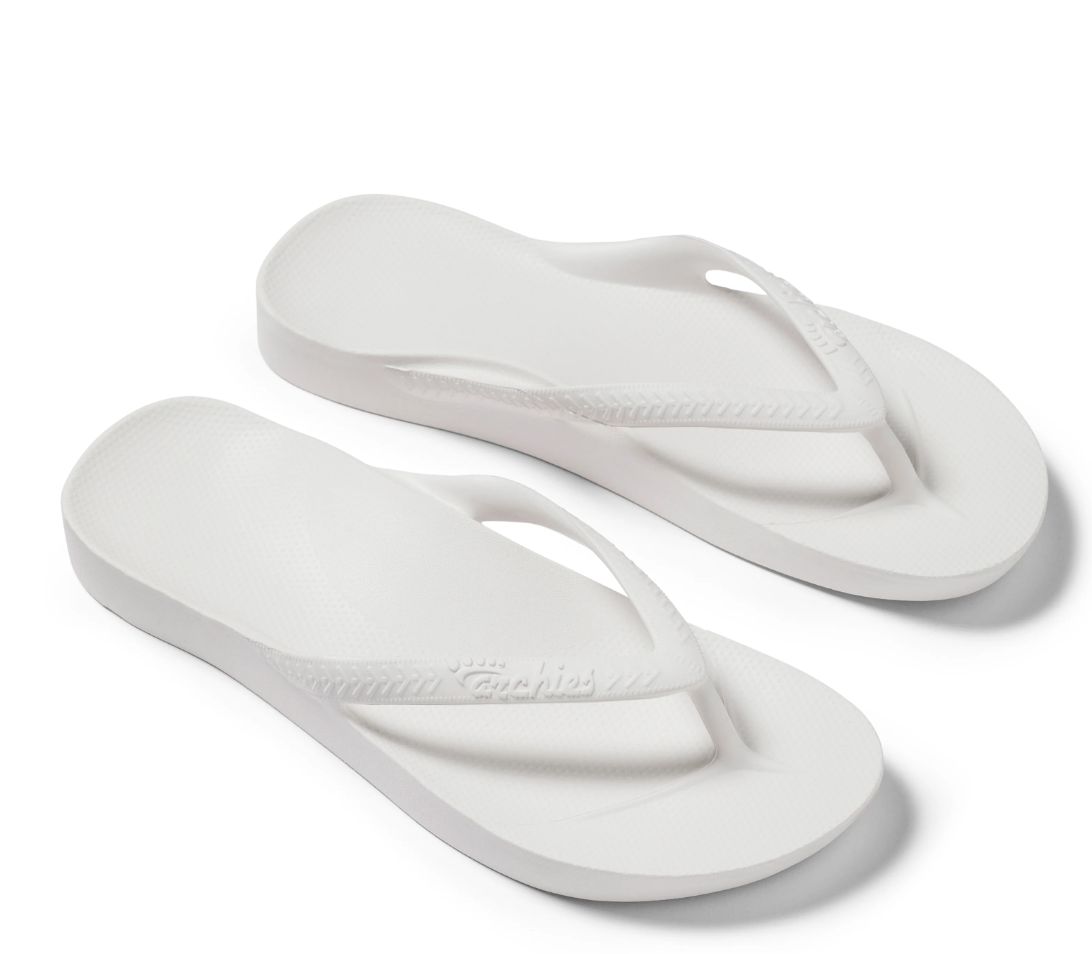 Archies  Flip Flop , Color: White, Size: 6