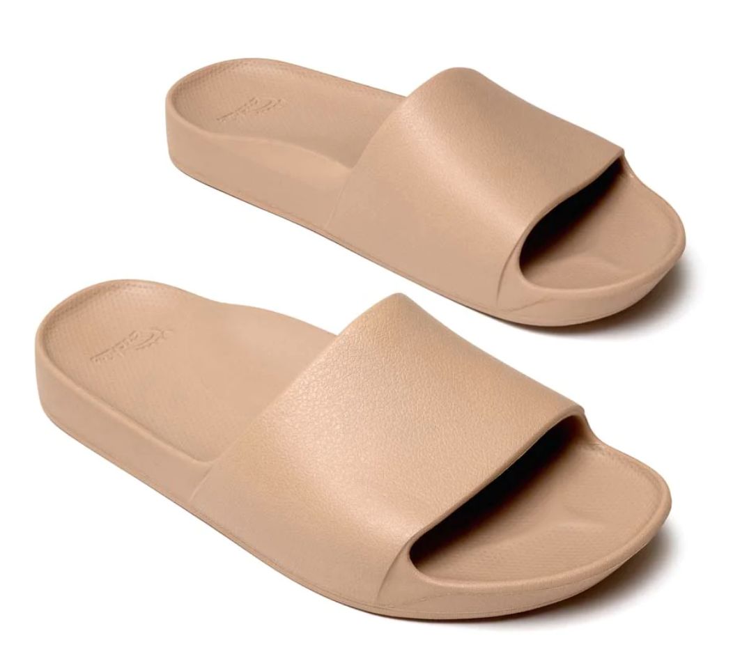  Archies Slides, Color: Nude, Size: 6