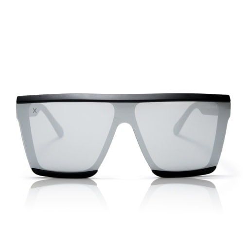 Unlocked matte black grey mirror lens polarized