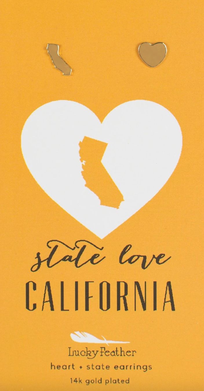 State Love Earrings