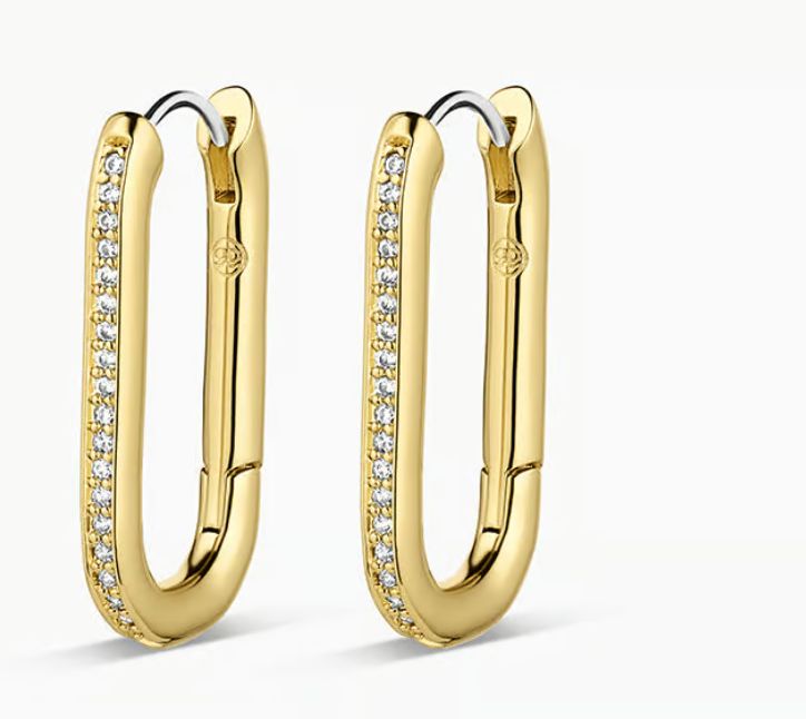 Zoey Shimmer Hoop