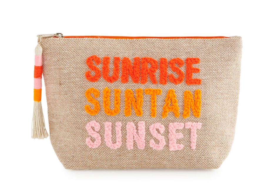 Sunrise, tan, set  Pouch