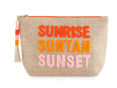 Sunrise, tan, set  Pouch