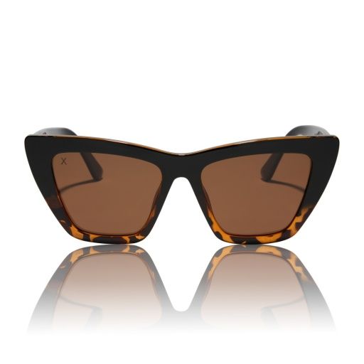 windsor black tortoise + brown polarized, Color: brown