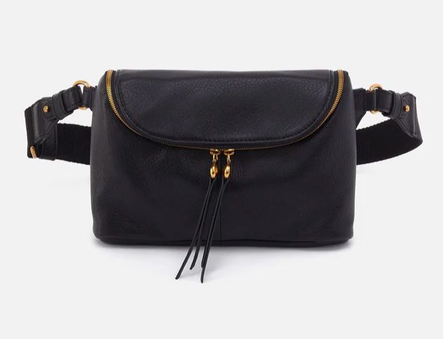 Fern large belt bag, Color: Black