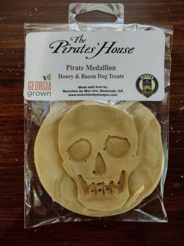 Pirate Medallion Dog Treat