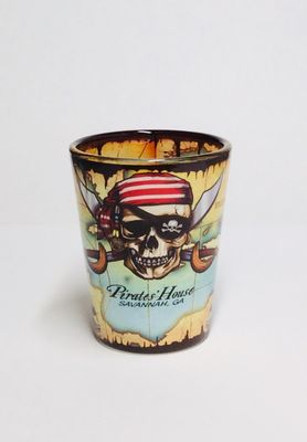 Shot Glass-Pirate/Skull In&amp;Out