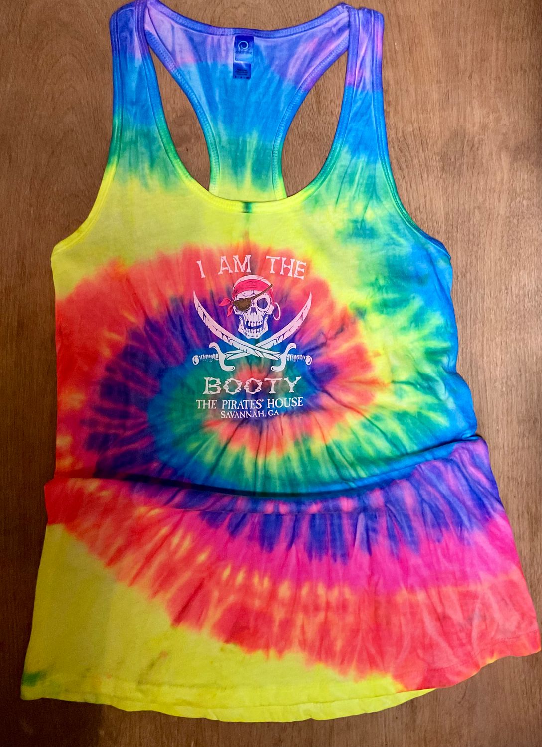 I Am The Booty - Tank, Size: S, Color: NRBW