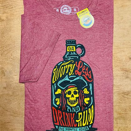 Worry Less Pirate, Color: HBG, Size: S