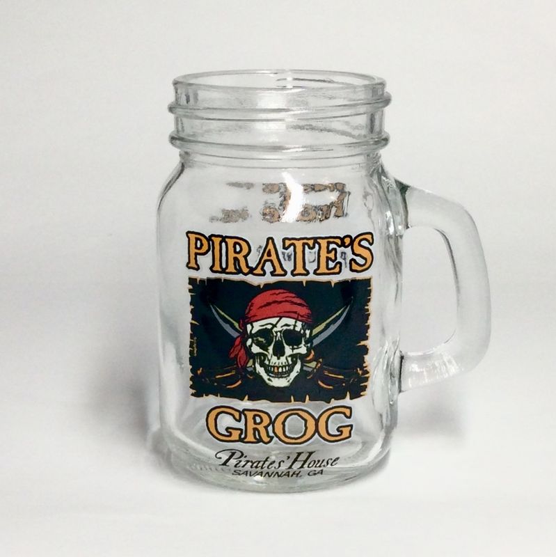 Shot-Pirates Grog 4oz Mason Jar