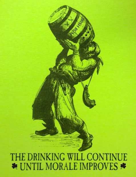 Irish Drinking Barrel, Size: S, Color: Elec Grn